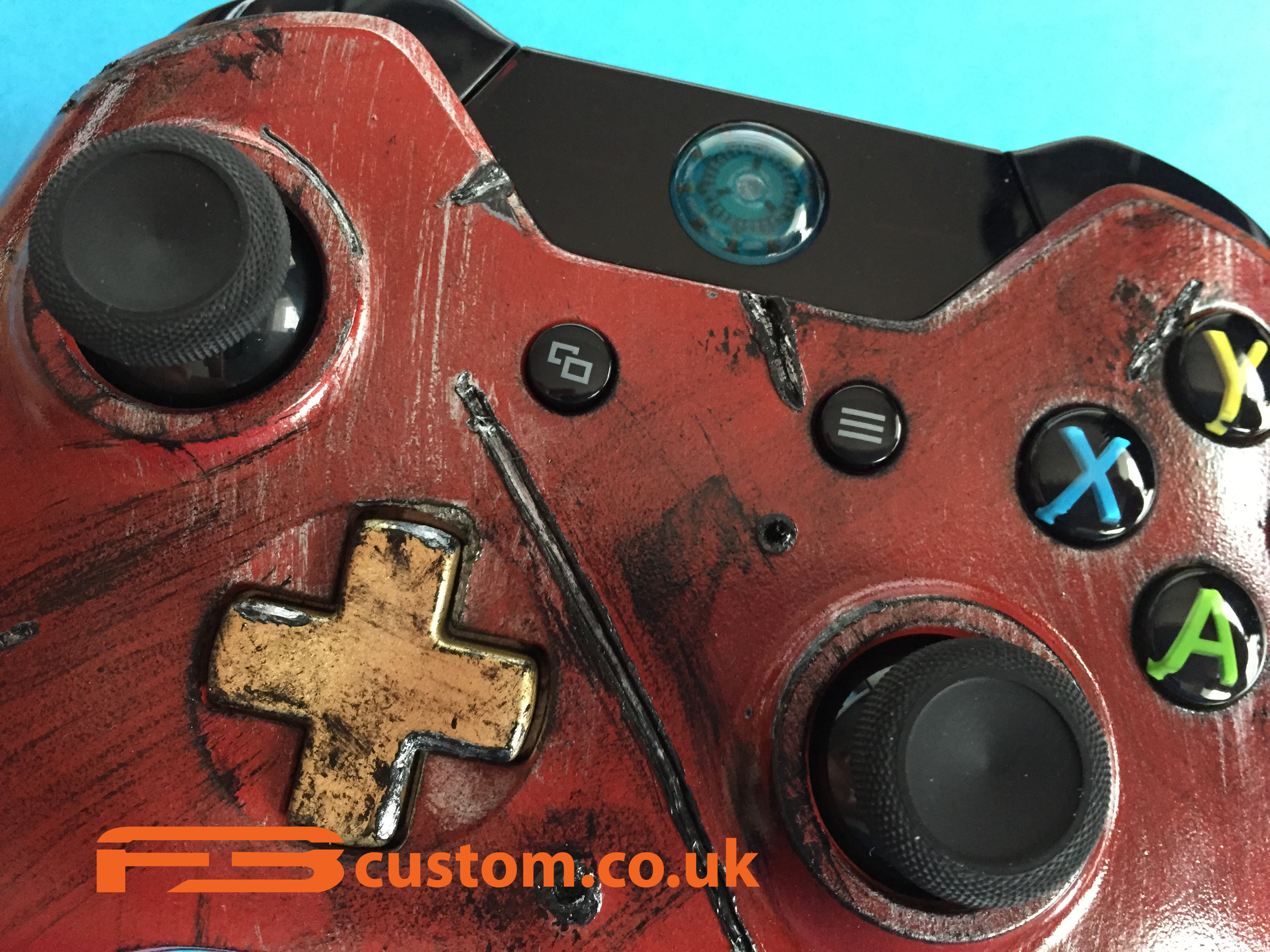 Custom XBOX one * iron man * Guide button F3custom